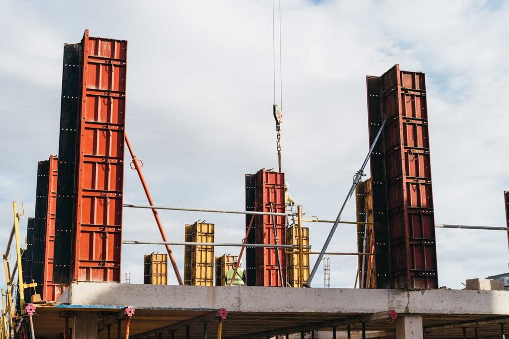 Commercial and Office Building formwork pillars